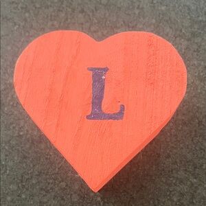 Handmade Heart-Shaped Wooden Jewelry Box